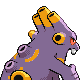 Exploud - HeartGold SoulSilver (Back View (Shiny))
