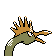 Fearow - Silver (Back View (Shiny))