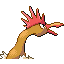 Fearow - FireRed LeafGreen (Back View)