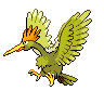 Fearow - Black White (Shiny)