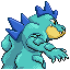 Feraligatr - Emerald (Back View (Shiny))