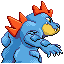 Feraligatr - Ruby Sapphire (Back View)