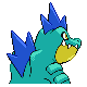 Feraligatr - HeartGold SoulSilver (Back View (Shiny))
