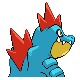 Feraligatr - HeartGold SoulSilver (Back View)