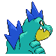Feraligatr - Platinum (Back View (Shiny))