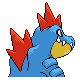 Feraligatr - Platinum (Back View)