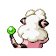 Flaaffy - Emerald (Back View (Shiny))