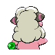 Flaaffy - Diamond Pearl (Back View (Shiny))