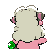 Flaaffy - HeartGold SoulSilver (Back View (Shiny))