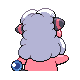 Flaaffy - HeartGold SoulSilver (Back View)