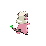 Flaaffy - Black White (Back View (Shiny))