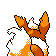 Flareon - Silver (Back View (Shiny))