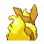 Flareon - Emerald (Back View (Shiny))