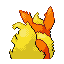 Flareon - FireRed LeafGreen (Back View)