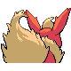 Flareon - Diamond Pearl (Back View)