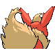 Flareon - HeartGold SoulSilver (Back View)