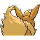Flareon - Platinum (Back View (Shiny))