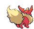 Flareon - Black 2 White 2 Black White Animated (Back View)