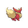 Flareon - Black White (Back View)