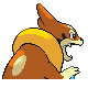 Floatzel - Diamond Pearl (Back View)