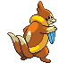 Floatzel - Black 2 White 2 Black White Animated (Back View)