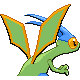 Flygon - Diamond Pearl (Back View (Shiny))