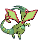 Flygon - Black 2 White 2 Black White Animated (Back View)