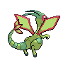 Flygon - Black White (Back View)
