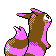 Furret - Crystal (Back View (Shiny))