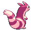 Furret - Black 2 White 2 Black White Animated (Back View (Shiny))
