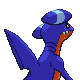 Gabite - HeartGold SoulSilver (Back View (Shiny))