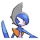 Gallade - Diamond Pearl (Back View (Shiny))