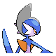 Gallade - Platinum (Back View (Shiny))