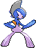 Gallade - Black 2 White 2 Black White Animated (Back View (Shiny))