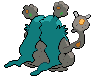 Garbodor - Black 2 White 2 Black White Animated (Back View (Shiny))