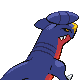 Garchomp - Diamond Pearl (Back View)