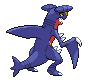 Garchomp - Black 2 White 2 Black White Animated (Back View)