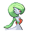 Gardevoir - Emerald (Back View)