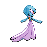 Gardevoir - Black White (Back View (Shiny))