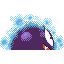 Gastly - Emerald (Back View (Shiny))