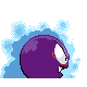 Gastly - Platinum (Back View (Shiny))