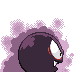Gastly - Platinum (Back View)
