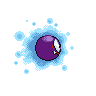 Gastly - Black White (Back View (Shiny))