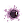 Gastly - Black White (Back View)