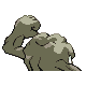 Geodude - Platinum (Back View)