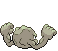 Geodude - Black 2 White 2 Black White Animated (Back View)