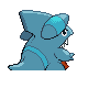 Gible - HeartGold SoulSilver (Back View)
