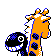 Girafarig - Gold (Back View (Shiny))