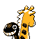 Girafarig - Silver (Back View)