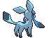 Glaceon - Black 2 White 2 Black White Animated (Back View)